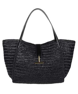 Tom Ford L1814 IRF007G RAFFIA LEATHER LARGE Bag