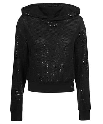 EA7 3RTM43 TJKQZ SEQUIN-EMBELLISHMENT Kapuzen-Sweatshirt