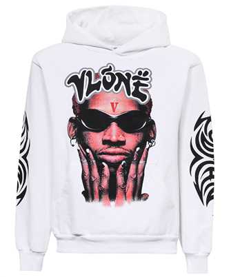 Vlone 95 VRM 1010 X RODMAN WHITE MUY THAI PULLOVER Hoodie