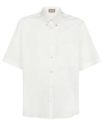 Gucci 672703 ZAL74 COTTON POLYESTER WITH LABEL Hemd