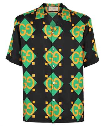 Gucci 681209 ZAIDD GEOMETRIC PRINT BOWLING Shirt