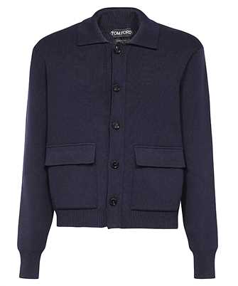 Tom Ford KBL007 YMW018F23 MERINO SILK KNITTED CHORE Camicia