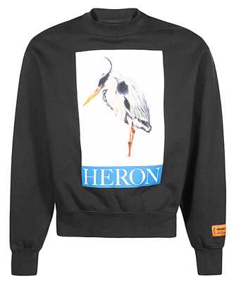 Heron Preston HMBA020F23JER004 HERON BIRD PAINTED CREWNECK Felpa