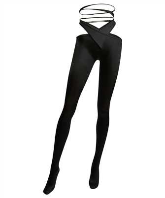 Mugler x Wolford 19401 CUT OUT LACE UP Tights