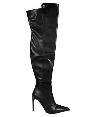 Versace Jeans Couture 75VA3S26 71570 POINTED-TOE FAUX-LEATHER KNEE Stivale