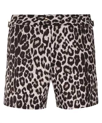 Tom Ford BSS001 FMN013S23 SNOW LEOPARD Badeshorts