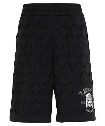 Versace 1009465 1A06795 SLASHED LA MASCHERA LOGO Shorts