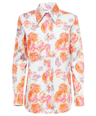 St. John K91AC53 WALLPAPER FLORAL BUTTON FRONT Shirt