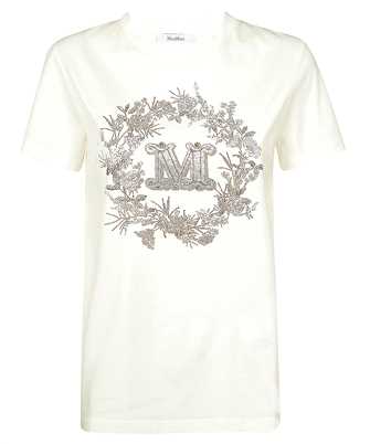 MAX MARA 2411941011600 COTTON WITH EMBROIDERED POCKET T-shirt
