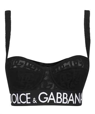 Dolce & Gabbana O1D62T FLEAQ JACQUARD TULLE BALCONETTE Bra