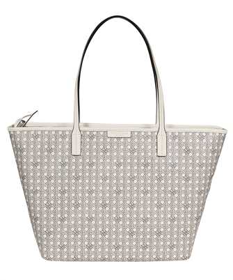 Tory Burch 145634 COATED CANVAS ZIP TOTE Bag