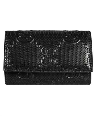 Gucci 625565 1W3AN GG EMBOSSED Key holder