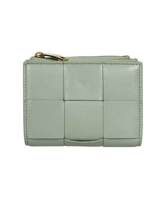 Bottega Veneta 706010 VCQC4 BI-FOLD ZIP Wallet