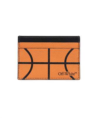 Off-White OMND093S24LEA001 BASKETBALL SIMPLE Porta carte di credito