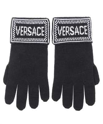 Versace 1011495 1A07842 INTARSIA-LOGO VIRGIN-WOOL Handschuhe