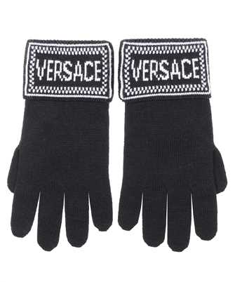 Versace 1011495 1A07842 INTARSIA-LOGO VIRGIN-WOOL Guanti