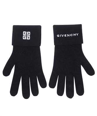 Givenchy BPZ06Y P0P5 INTARSIA-KNIT LOGO Handschuhe