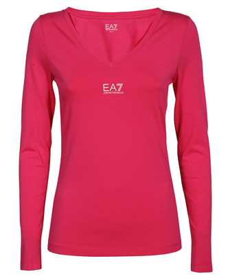 EA7 8NTT52 TJFKZ LOGO-PRINT LONG-SLEEVED T-shirt