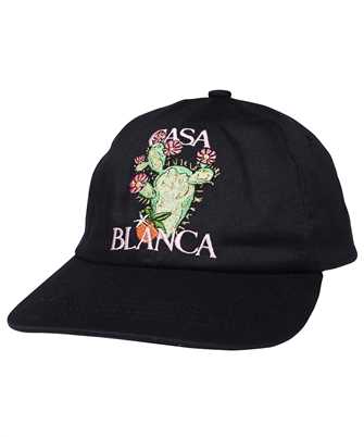 Casablanca AS23 HAT 002 05 CACTUS ET ORANGE EMBROIDERED Cappello