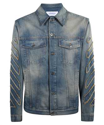 Off-White OMYE09BF25DEN001 DIAG RAW PATCH SKATE DENIM Giacca