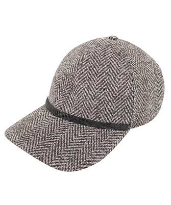Brunello Cucinelli MCAP90027 Tweed with Monili Cappello