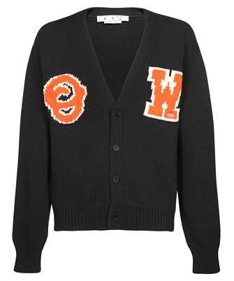Off-White OMHB014C99KNI001 OW PATCH KNIT Cardigan