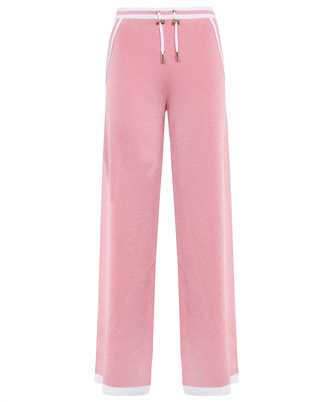 Balmain AF2PQ031KB41 CONTRASTED KNITTED LARGE Pantalone