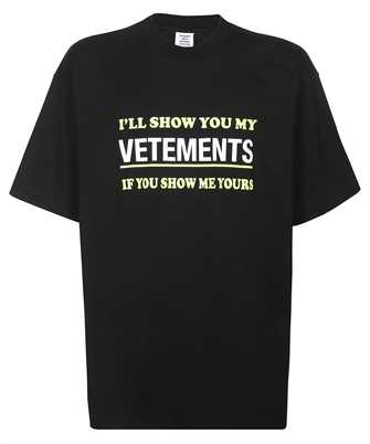 Vetements UA53TR230B SHOW ME YOUR VETEMENTS T-shirt
