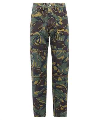 Martine Rose 234WD04502 REVERSIBLE CAMO BLUE Jeans
