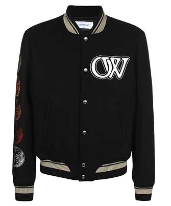 Off-White OMEH053F23FAB002 MOON PHASE VARS BOMBER Giacca