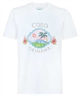Casablanca MS22-JTS-001WHITEJERSEY PRINTED T-shirt