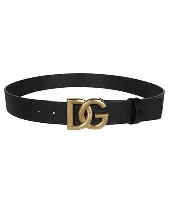 Dolce & Gabbana BC4644 AX622 LEATHER WITH DG LOGO Belt