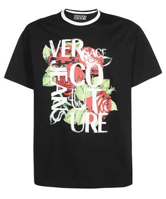 Versace Jeans Couture 74GAHF03 CJ03F LOGO DOODLE ROSES T-shirt