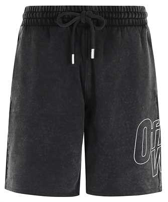 Off-White OMCI013F25FLE006 OUTLINE ARROW SKATE Bermuda