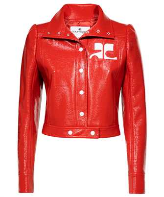 Courreges PERCBL005VY0003 VINYL REEDITION CROPPED Jacket