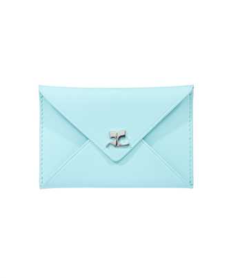 Courreges 123GPM011CR0010 LEATHER ENVELOPE Porta carte di credito