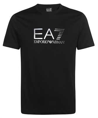 EA7 6RPT71 PJM9Z LOGO-PRINT COTTON T-Shirt