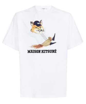 Maison Kitsune JM00148KJ0008 DRESSED FOX PRINT EASY T-shirt