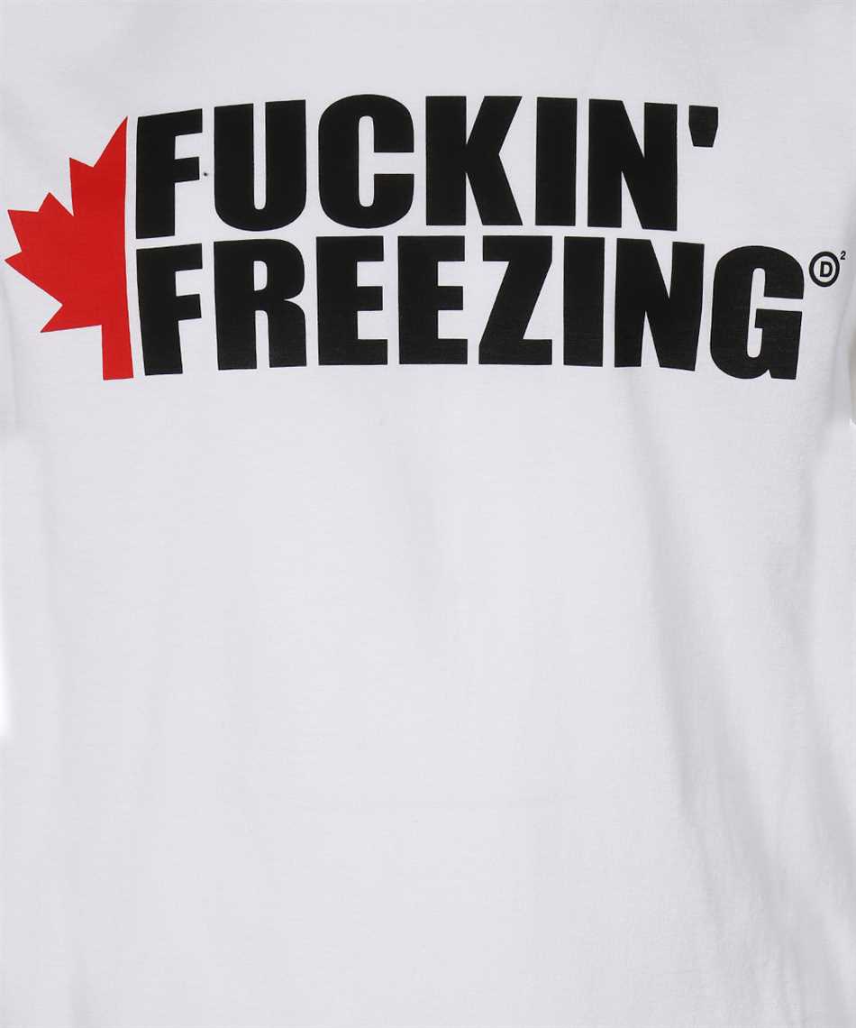 Dsquared2 S79GC0007 S23009 FUCKIN' FREEZING T-shirt 3
