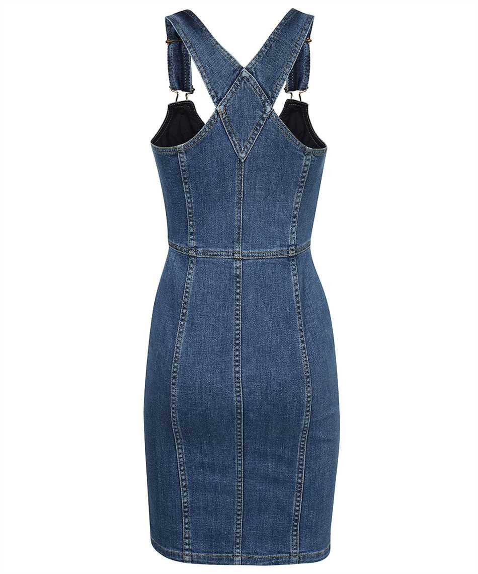 Moschino A0439 522 TEDDY BUTTONS DENIM DUNGAREES Abito 2