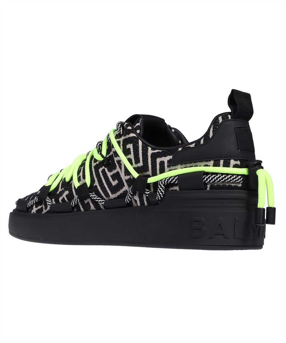 Balmain BM1VI322TJQB B COURT MONOGRAM JACQUARD & RUBBERIZED LEATHER Sneakers 3