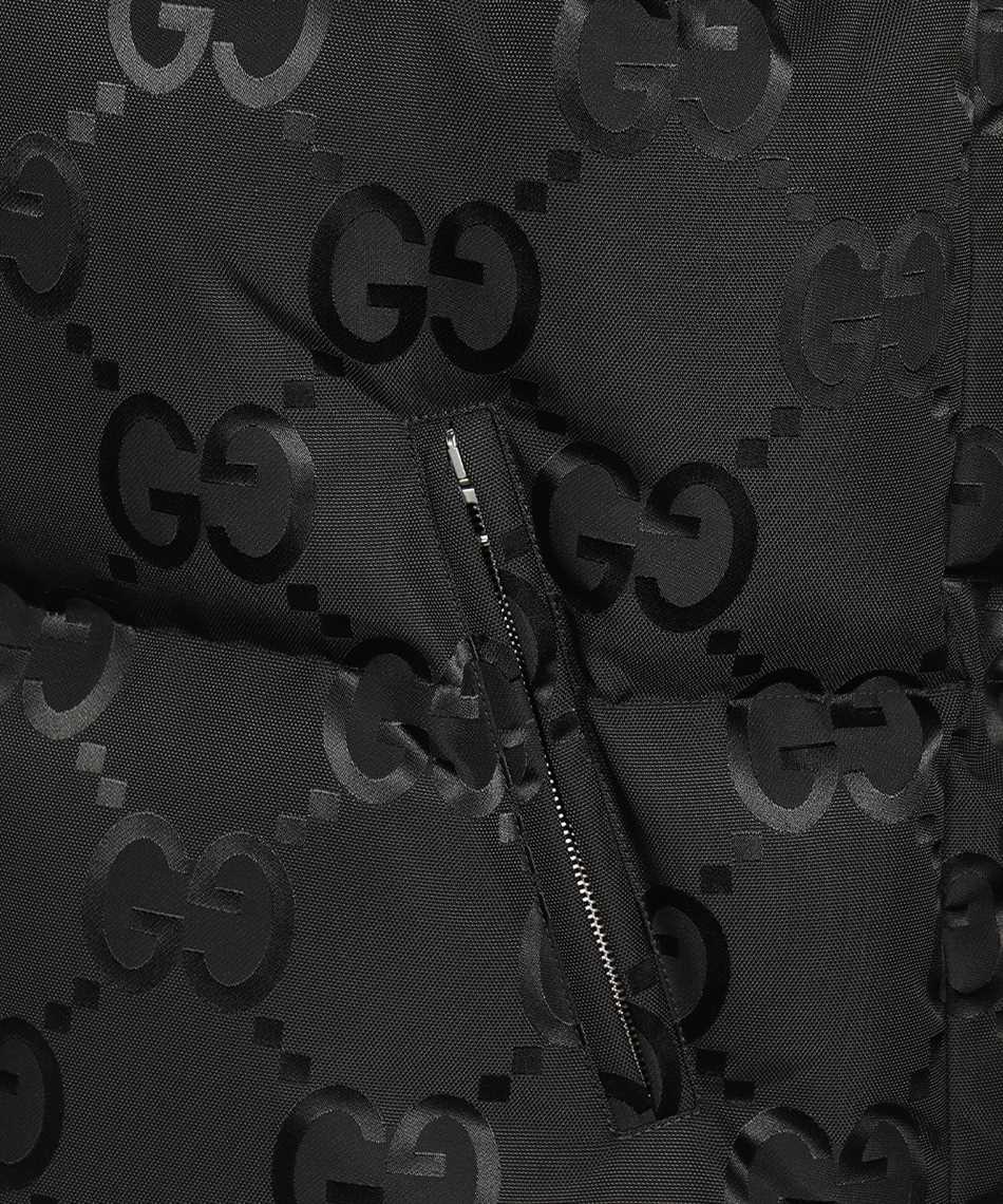 Jumbo GG Down Jacket in Black - Gucci