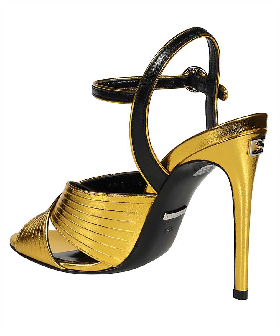 Gucci 626718 BJ8S0 150MM HEELED Sandali Oro