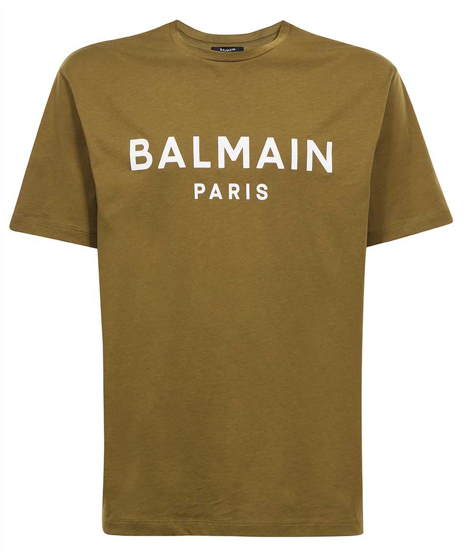 Balmain AH1EG000BB73 STRAIGHT FIT PRINTED T-Shirt 1