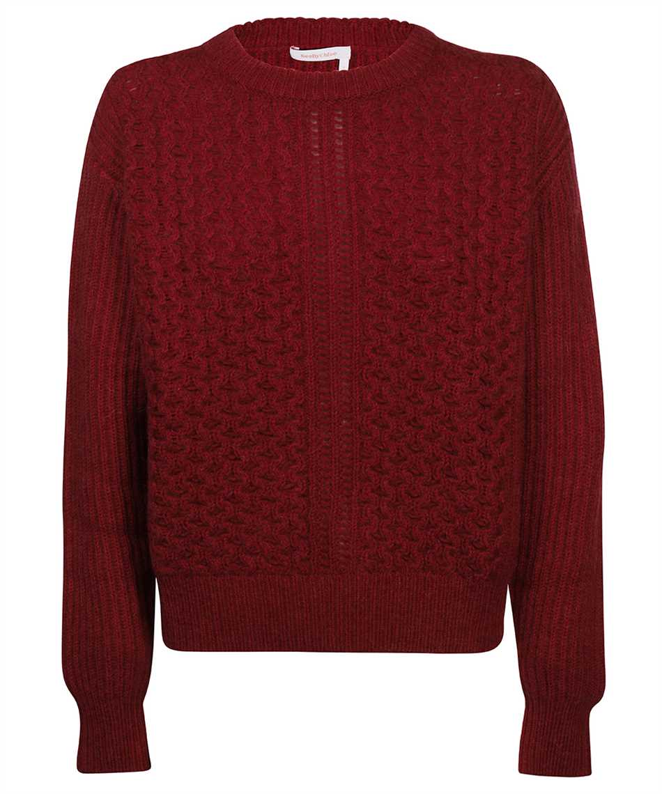 See By Chloè CHS21AMP21560 Maglia Rosso