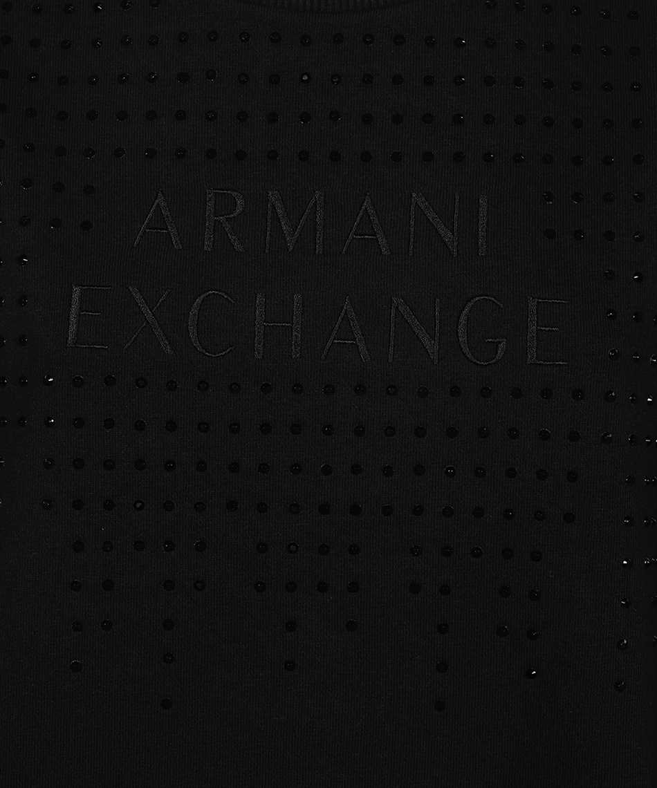 Armani Exchange 6kym96 Yj6pz Embroidered Logo Sweatshirt Black