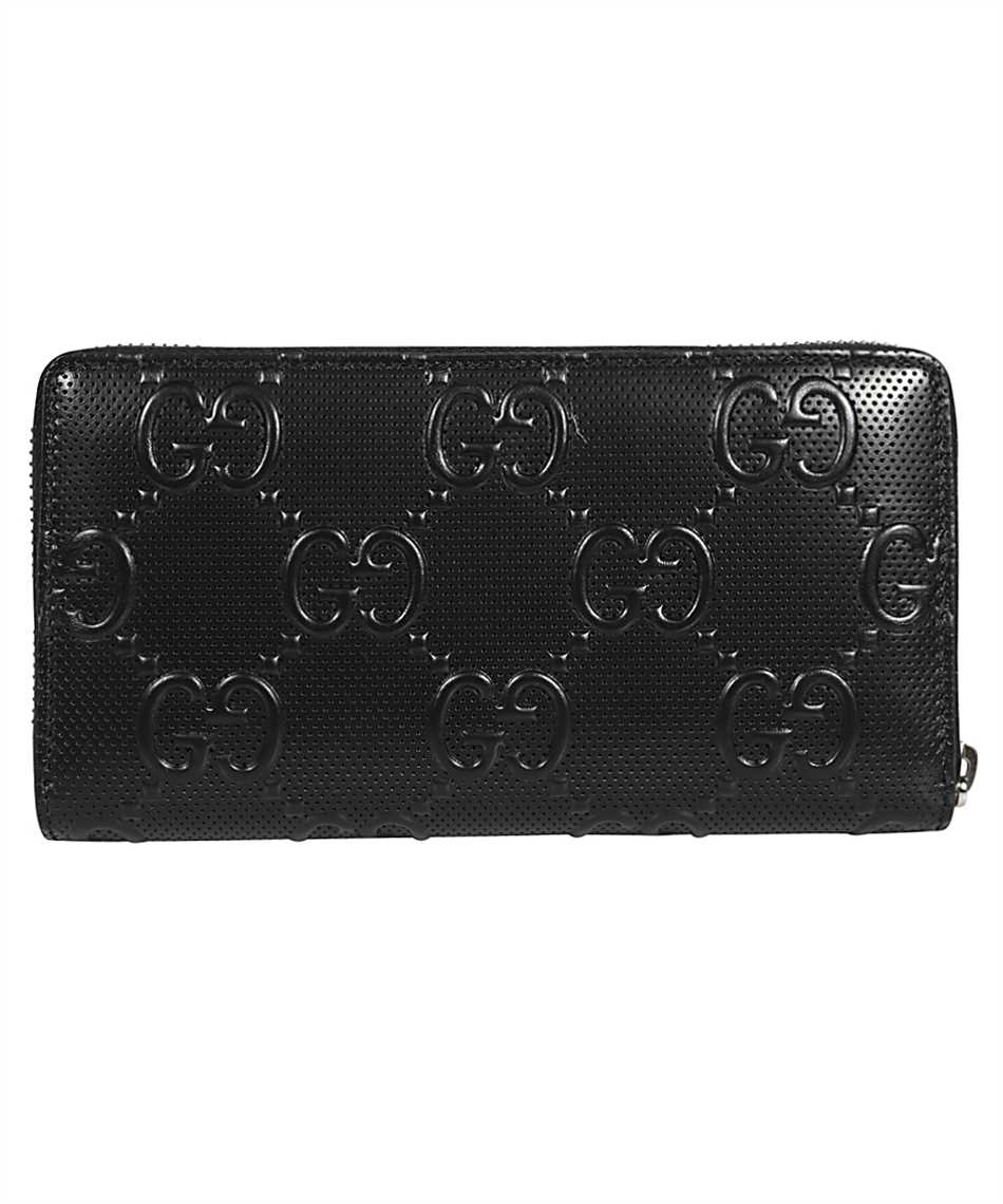 Gucci 625558 1W3AN GG EMBOSSED Wallet Black