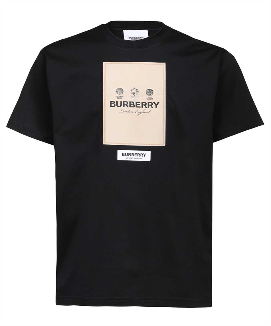 Burberry 8057099 LABEL APPLIQUE COTTON OVERSIZED T-shirt 1