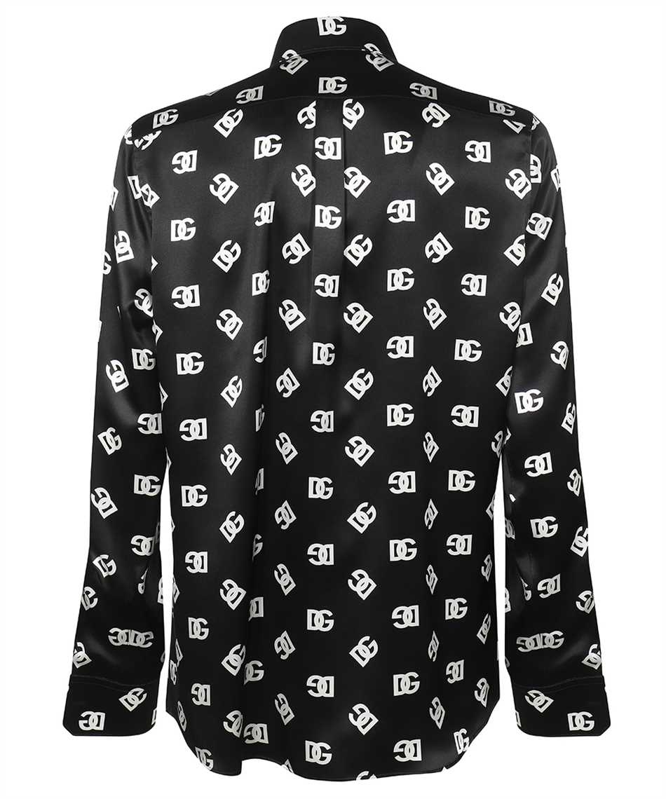 monochrome logo print silk