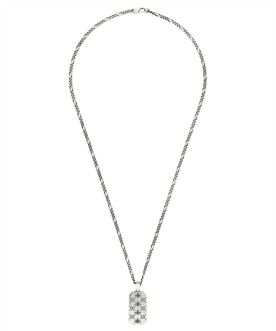 Gucci Jewelry Silver JWL YBB728265001 GG AND BEE ENGRAVED PENDANT Collana 1